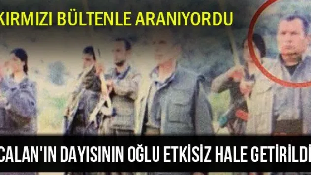 Öcalan'ın dayısının oğlu etkisiz hale getirildi