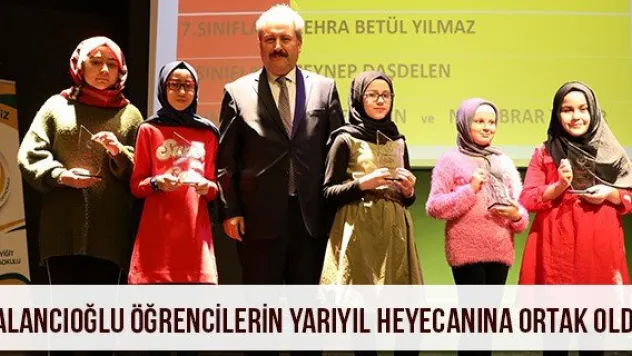 Palancıoğlu öğrencilerin yarıyıl heyecanına ortak oldu
