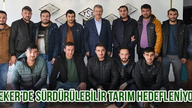 Şeker'de sürdürülebilir tarım hedefleniyor
