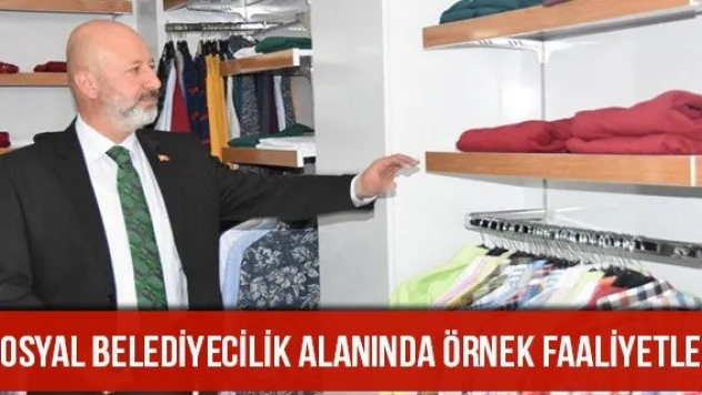 Sosyal Belediyecilik Alanında Örnek Faaliyetler
