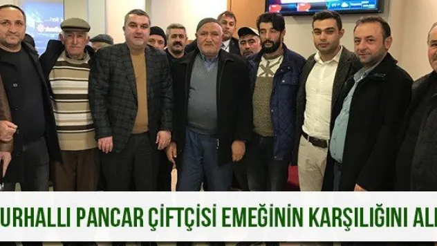 Turhallı pancar çiftçisi emeğinin karşılığını aldı