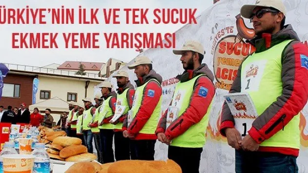 Türkiye'nin ilk ve tek Sucuk Ekmek Yeme Yarışması