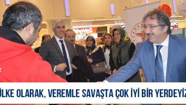 'Ülke olarak, veremle savaşta çok iyi bir yerdeyiz'