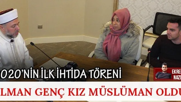 Alman genç kız Müslüman oldu