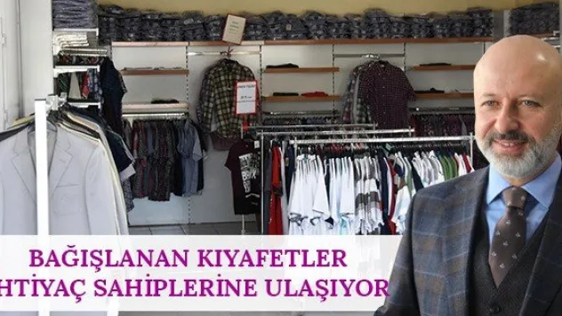 Bağışlanan kıyafetler ihtiyaç sahiplerine ulaşıyor