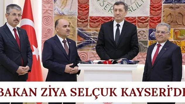 Bakan Ziya Selçuk Kayseri'de