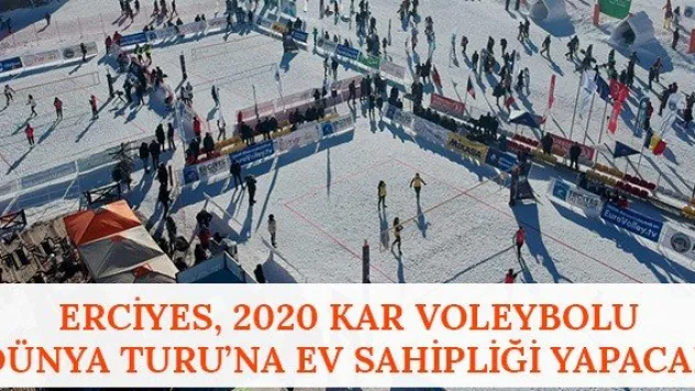 Erciyes, 2020 Kar Voleybolu Dünya Turu'na ev sahipliği yapacak