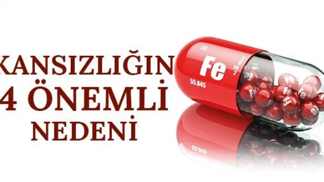 Kansızlığın 4 önemli nedeni