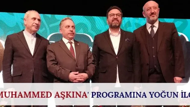 'Muhammed Aşkına' programına yoğun ilgi