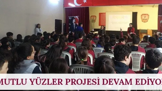 Mutlu Yüzler Projesi devam ediyor