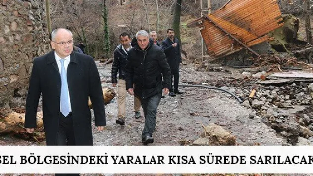 Öztürk: 'Sel bölgesindeki yaralar kısa sürede sarılacak'