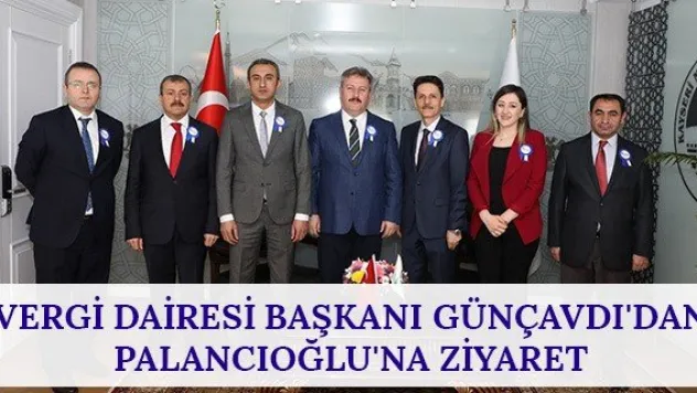 Vergi Dairesi Başkanı Günçavdı'dan Palancıoğlu'na Ziyaret
