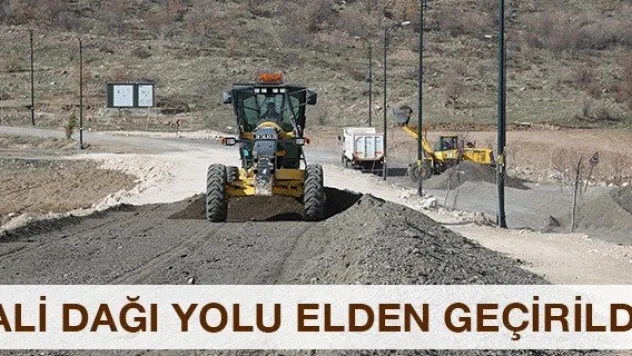 Ali Dağı yolu elden geçirildi