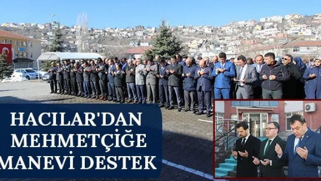 Hacılar'dan Mehmetçiğe manevi destek