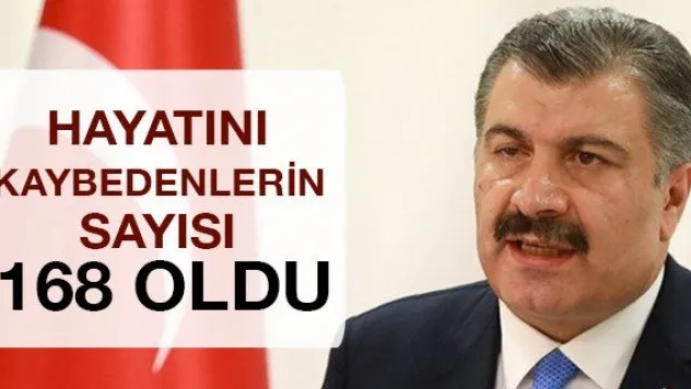 Hayatını kaybedenlerin sayısı 168 oldu