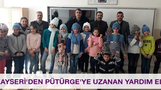Kayseri'den Pütürge'ye uzanan yardım eli