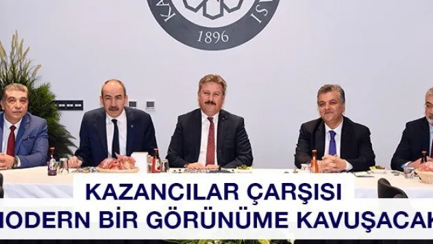 Kazancılar Çarşısı modern bir görünüme kavuşacak