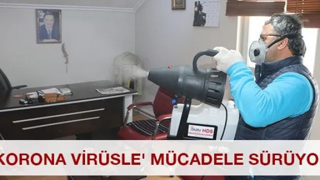 'Korona virüsle' mücadele sürüyor