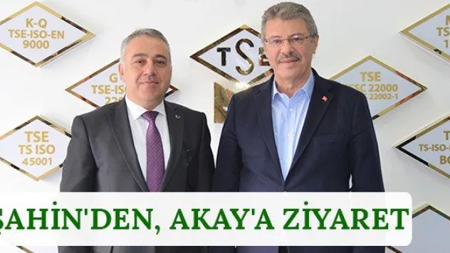 Şahin'den, Akay'a Ziyaret
