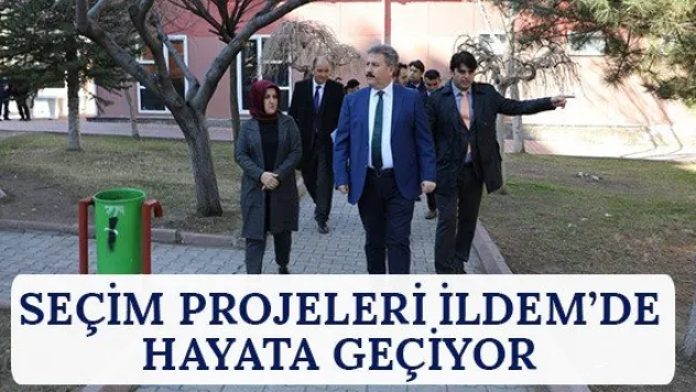 Seçim projeleri İldem'de hayata geçiyor