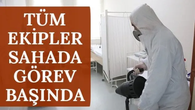Tüm ekipler sahada görev başında