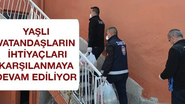 Yaşlı vatandaşların ihtiyaçları karşılanmaya devam ediliyor