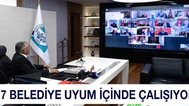 17 BELEDİYE UYUM İÇİNDE ÇALIŞIYOR