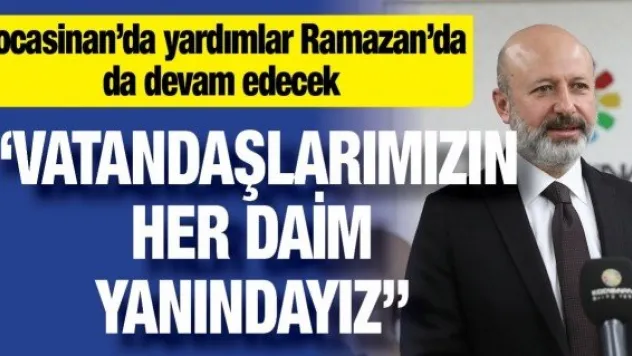 Kocasinan'da yardımlar Ramazan'da da devam edecek