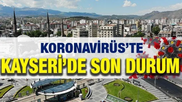 Kayseri'de Koronavirüs'te son durum