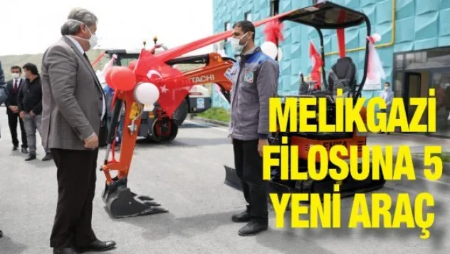 Melikgazi filosuna 5 yeni araç