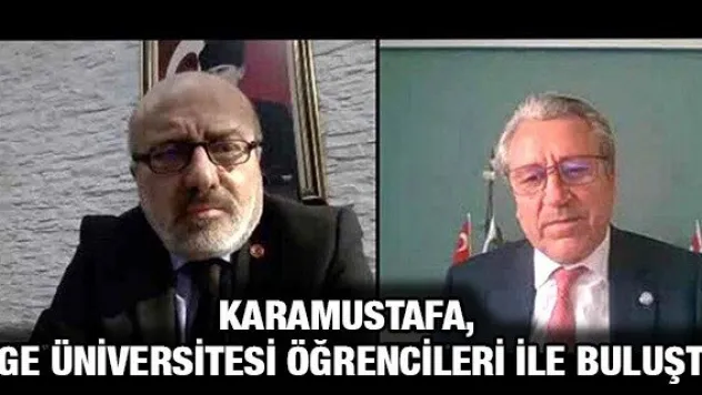 Prof. Dr. Karamustafa, Ege Üniversitesi öğrencileri ile buluştu