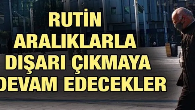Rutin Aralıklarla Dışarı Çıkmaya Devam Edecekler