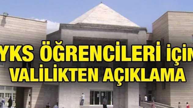 YKS'ye girecek öğrenciler velileri ile olmak şartı ile izin alabilecekler
