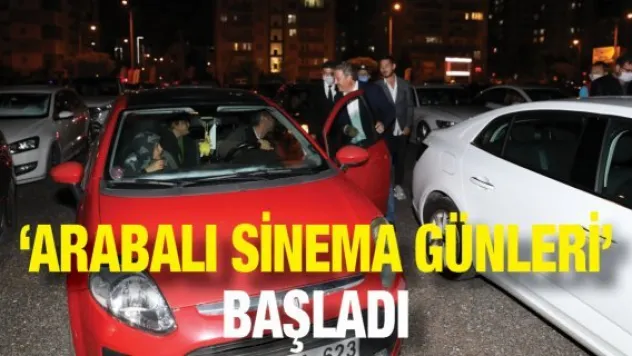 'Arabalı Sinema Günleri' başladı