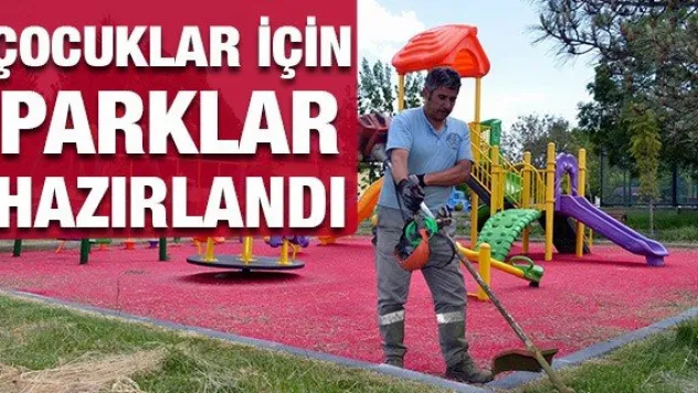 Bünyan Belediyesi tarafından çocuklar için parklar hazırlandı