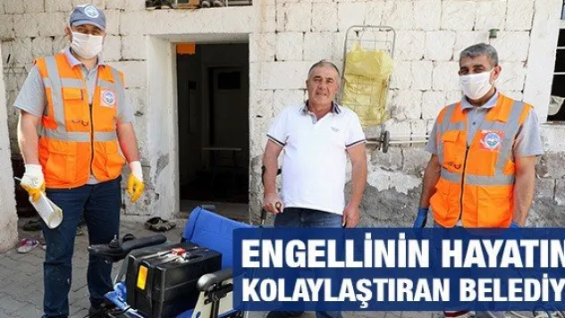 Engellinin hayatını kolaylaştıran belediye