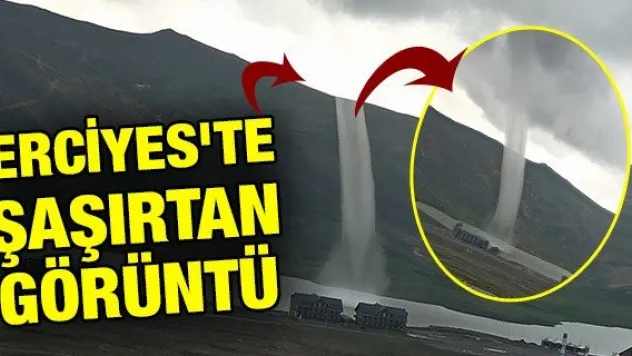 Erciyes'te şaşırtan görüntü