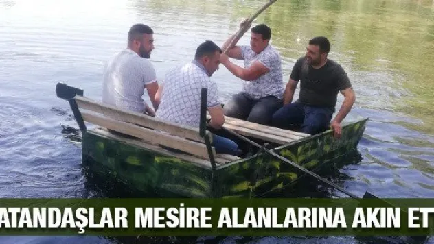 Kısıtlama olmayınca vatandaşlar mesire alanlarına akın etti