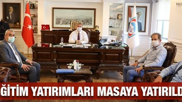 Melikgazi'de eğitim yatırımları masaya yatırıldı