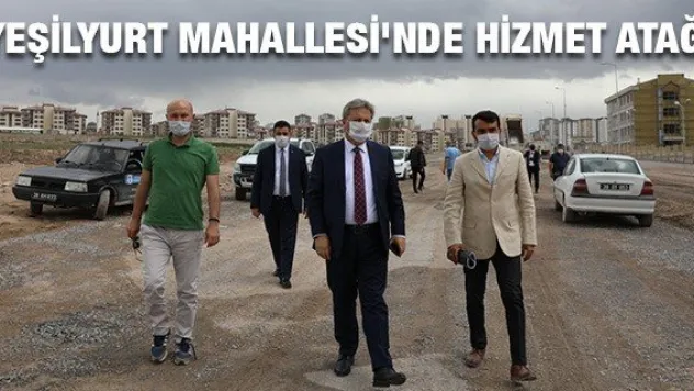 Melikgazi'de Yeşilyurt Mahallesi'nde hizmet atağı