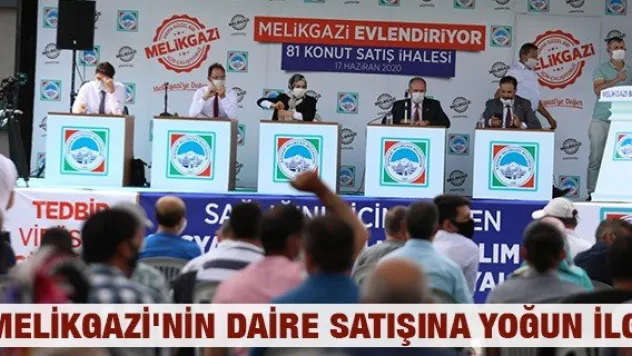 Melikgazi'nin daire satışına yoğun ilgi