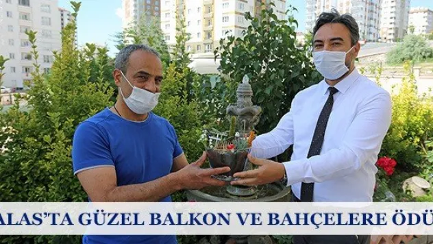 Talas'ta güzel balkon ve bahçelere ödül