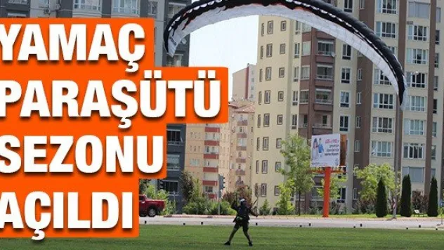 Yamaç paraşütü sezonu açıldı