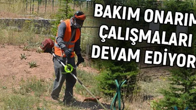 Bünyan Belediyesi 36 mezarlıkta bayram hazırlığı yapıyor
