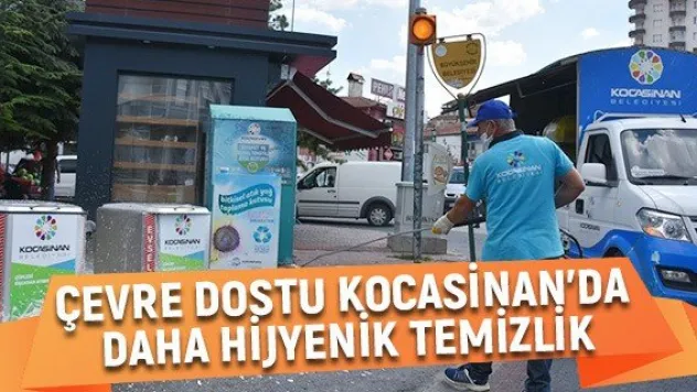 Çevre dostu Kocasinan'da daha hijyenik temizlik
