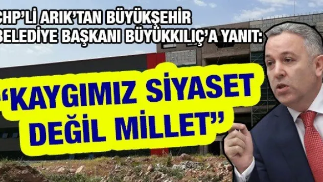 'Kaygımız siyaset değil millet'