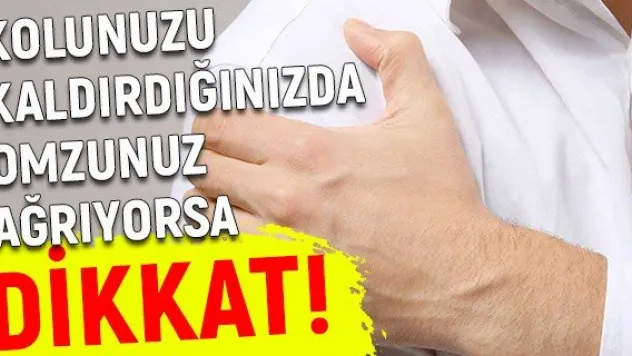 Kolunuzu kaldırdığınızda omzunuz ağrıyorsa dikkat!