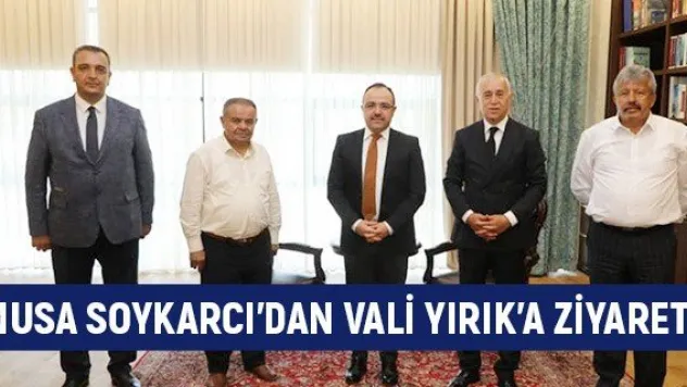 Musa Soykarcı'dan Vali Yırık'a ziyaret