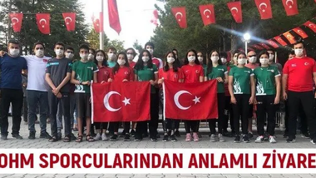TOHM Sporcularından anlamlı ziyaret