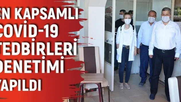Bünyan genelinde en kapsamlı Covid-19 tedbirleri denetimi yapıldı